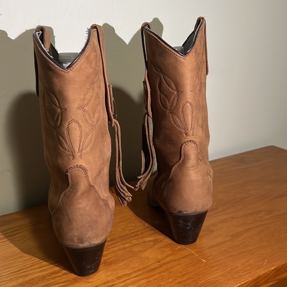 Oak tree, farm suede, western boot - Picture 4 of 7